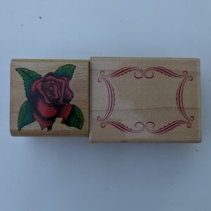 Rose Rubber Stamp